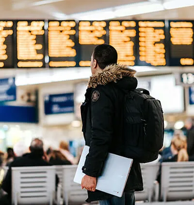 Man at the Airport